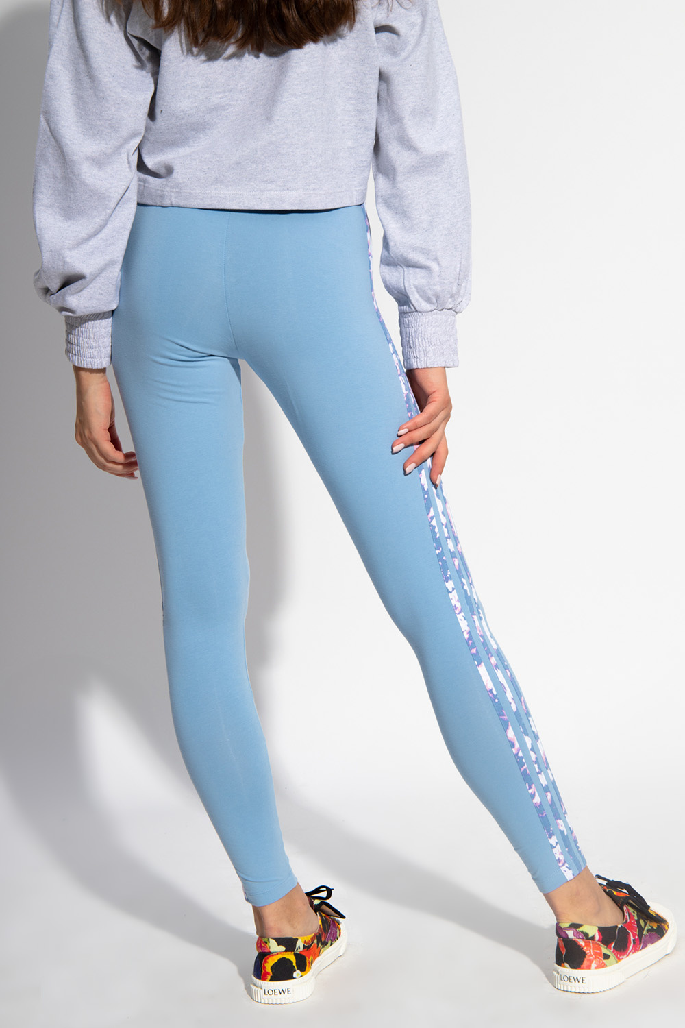 Towelie adidas Campus 80s Light blue Leggings with logo ADIDAS Originals SchaferandweinerShops Switzerland